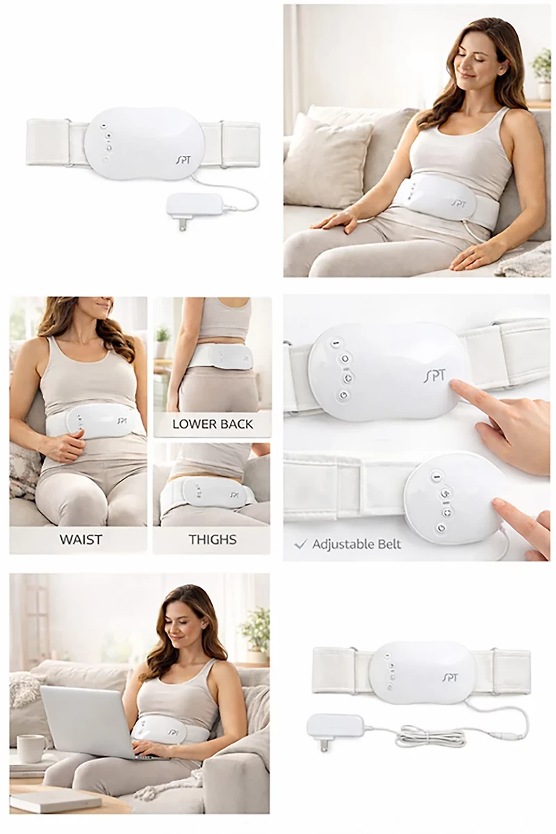 Sunpentown Vibrating Massager with Adjustable Belt