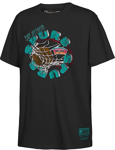 Mitchell & Ness Boys' San Antonio Spurs The Net Graphic T-shirt