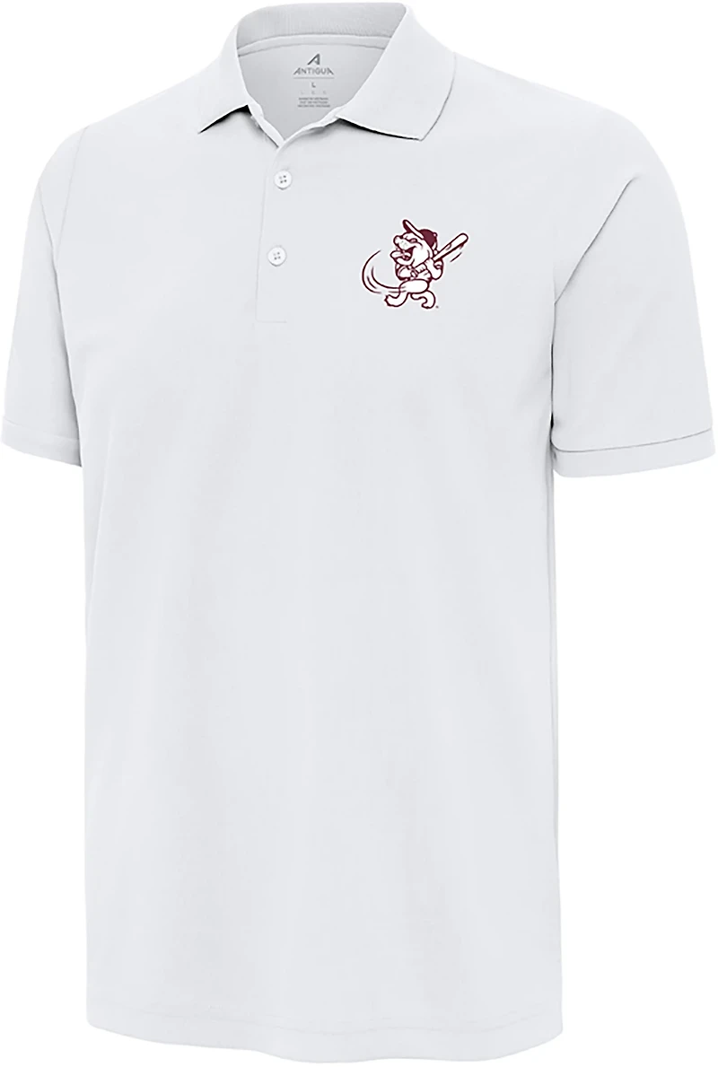 Antigua Men's Mississippi State University Swinging Bully Legacy Pique Polo
