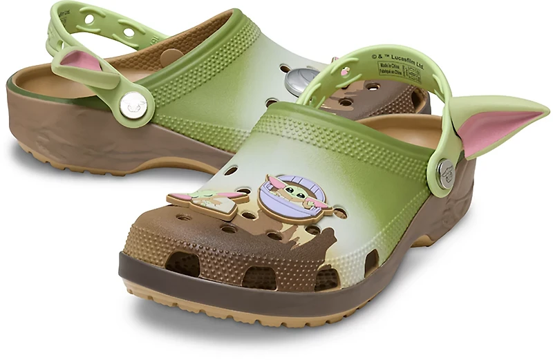 Crocs Kids' Star Wars Grogu Classic Clogs