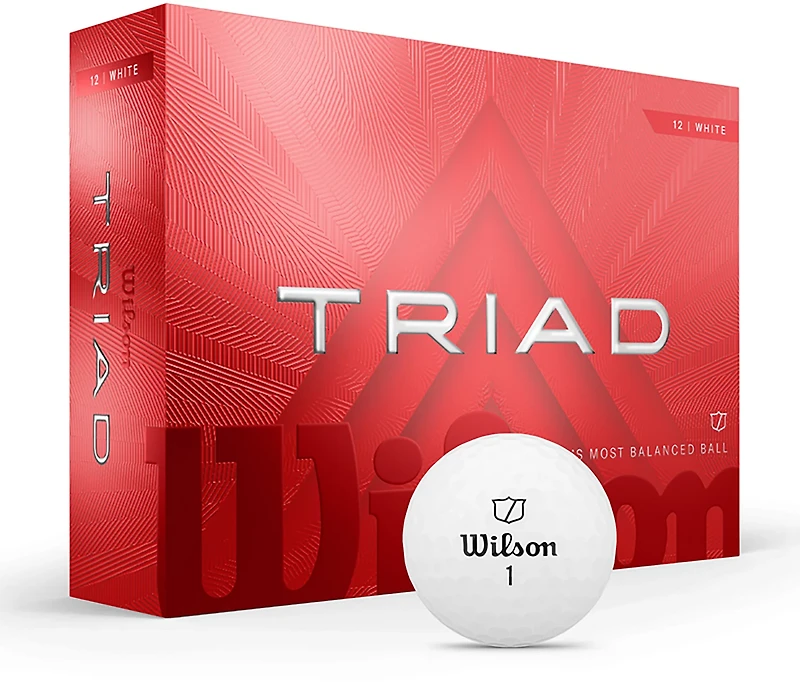 Wilson Triad Urethane Performance Golf Balls 12‑Pack