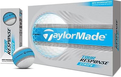 TaylorMade 2026 Tour Response Stripe Golf Balls 12-Pack