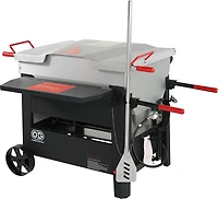 Outdoor Gourmet 150 qt Crawfish Boiling Cart with Stir Paddle