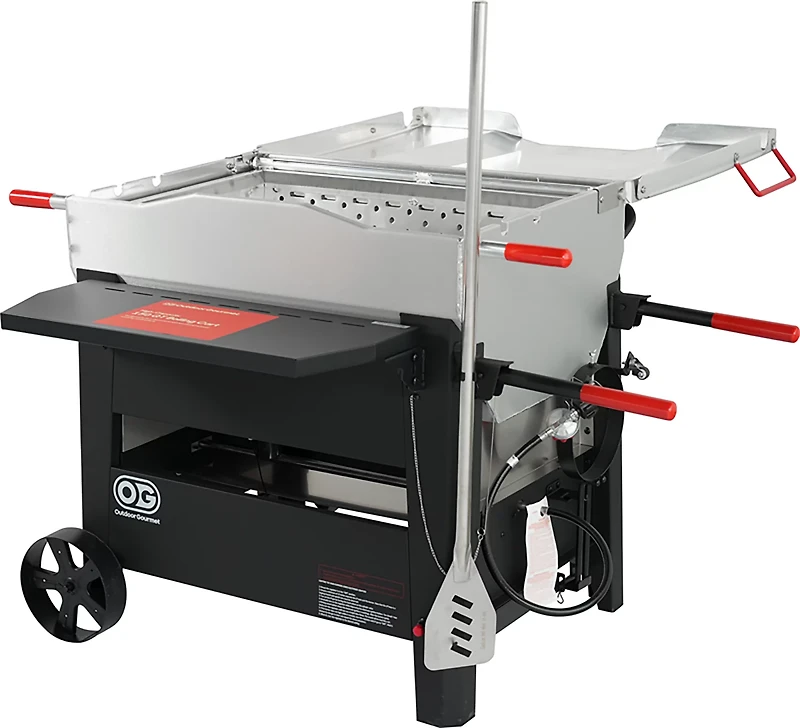 Outdoor Gourmet 150 qt Crawfish Boiling Cart with Stir Paddle