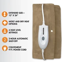 TheraCare XL Deluxe Moist/Dry Heating Pad