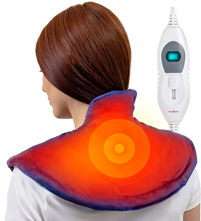 TheraCare Deluxe Heating Pad Wrap for Shoulder, Neck and Back