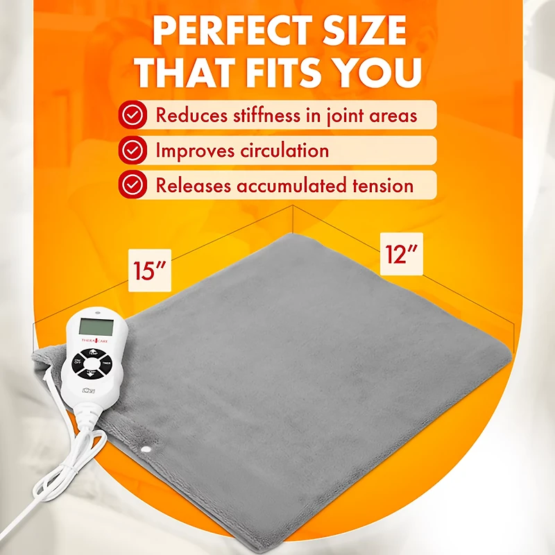 TheraCare Deluxe Heating Pad with LCD Controller