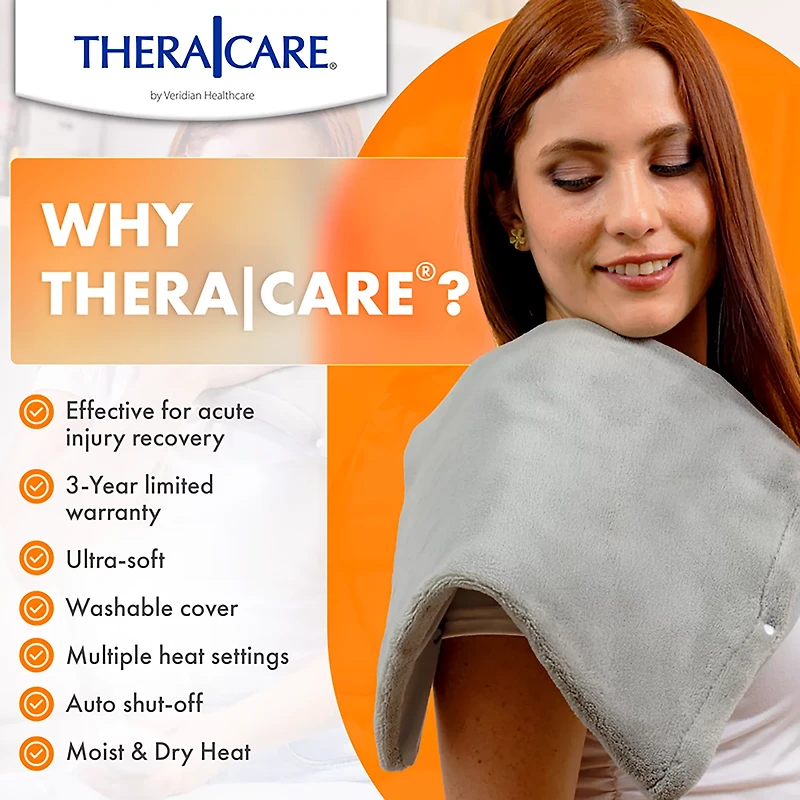 TheraCare Deluxe Heating Pad with LCD Controller
