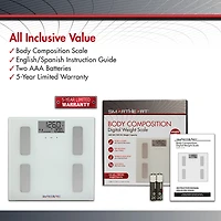 SmartHeart Body Composition Digital Weight Scale