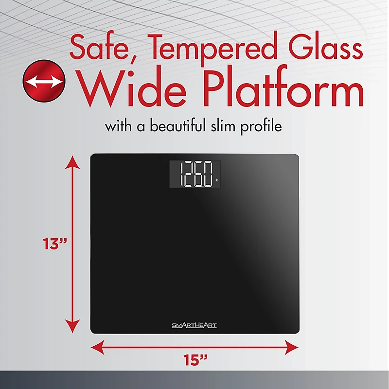 SmartHeart Wide Platform Digital Scale