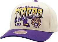 Mitchell & Ness Louisiana State University Team Multi Logo Pro Crown Snapback Cap