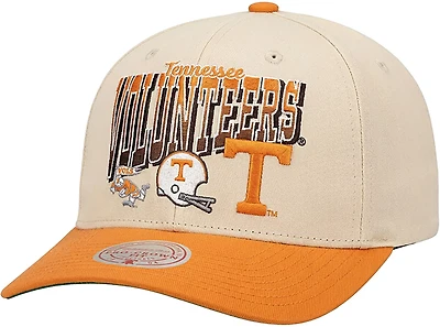 Mitchell & Ness University of Tennessee Team Multi Logo Pro Crown Snapback Cap