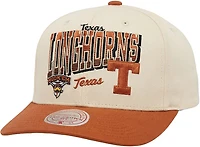 Mitchell & Ness University of Texas Team Multi Logo Pro Crown Snapback Cap