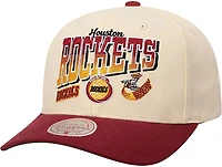 Mitchell & Ness Houston Rockets Team Logo Pro Crown Snapback Cap