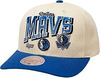 Mitchell & Ness Dallas Mavericks Team Logo Pro Crown Snapback Cap