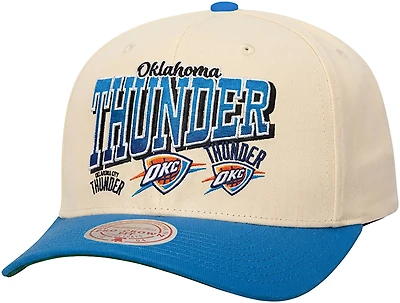 Mitchell & Ness Oklahoma City Thunder Team Logo Pro Crown Snapback Cap