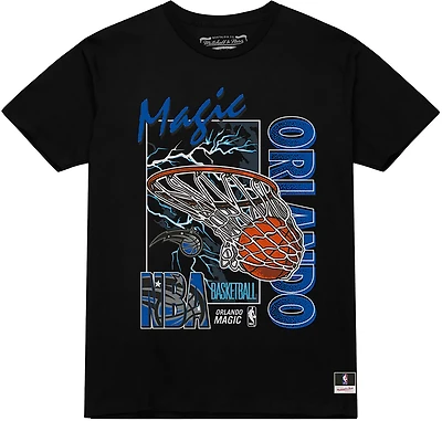 Mitchell & Ness Men's Orlando Magic Lightning Swish Short Sleeve T-shirt