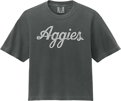 WCR Womens' Texas A&M Aggies Script CC Short Sleeve Tee