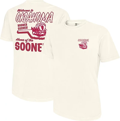 WILDCAT RETRO Men's University of Oklahoma Welcome to Comfort Colors T-shirt