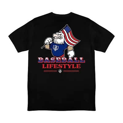 Baseball Lifestyle 101 Men's Patriot Pitch T-shirt