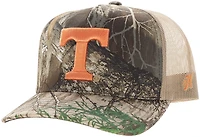 Hooey University of Tennessee Primary Logo Camo 5 Panel Trucker Hat