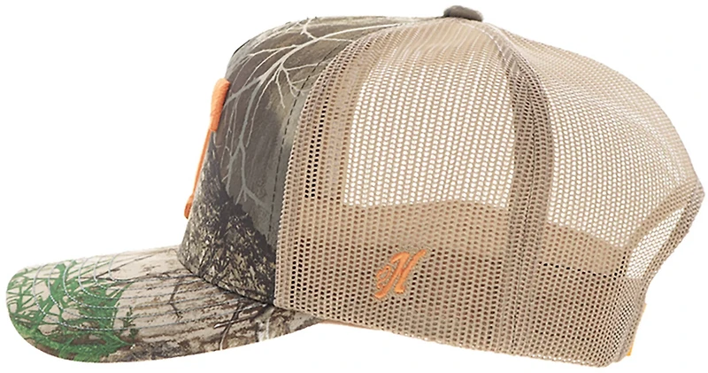 Hooey University of Tennessee Primary Logo Camo 5 Panel Trucker Hat