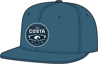 Costa Del Mar Men's Hauling Flatbrim Hat