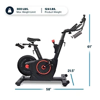 Echelon Connect EX-5 Smart Exercise Bike With Rotating Console and Magnetic Resistance
