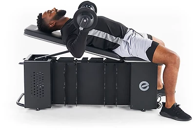 Echelon Adjustable Weight Bench with 6-Position Backrest & Dumbbell Storage