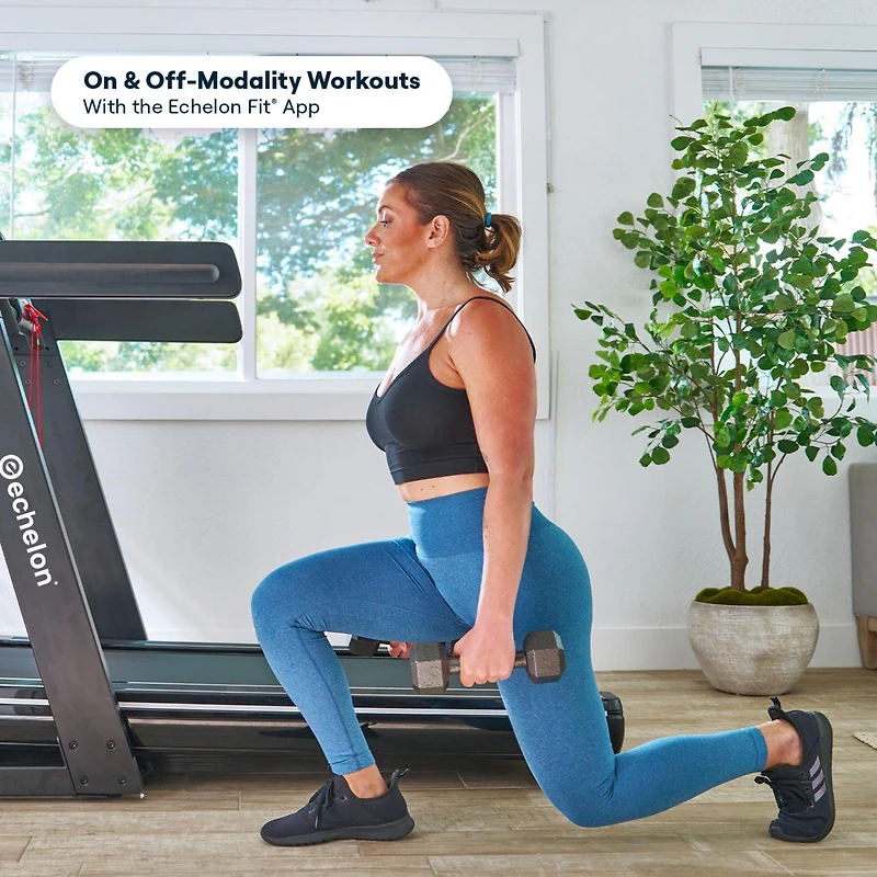 Echelon Stride 50-RCX Treadmill with 15 Incline Levels and Bluetooth Speakers