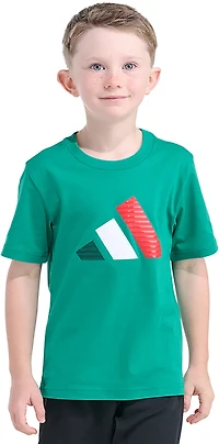 adidas Boys' Nations 3-Bar Logo Short Sleeve T-shirt