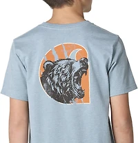 Carhartt Boys’ Short Sleeve Bear "C" Pocket T‑Shirt