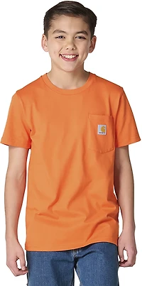 Carhartt Boys’ Short Sleeve Deer Pocket T‑Shirt
