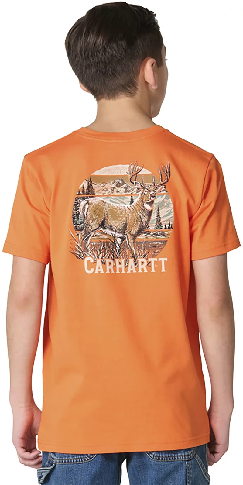 Carhartt Boys’ Short Sleeve Deer Pocket T‑Shirt