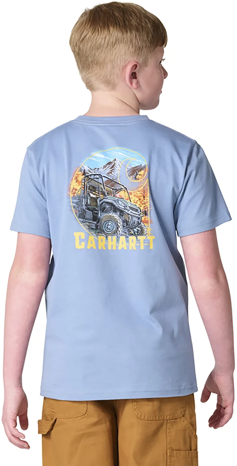 Carhartt Boys’ Short Sleeve Vehicle Pocket T‑Shirt