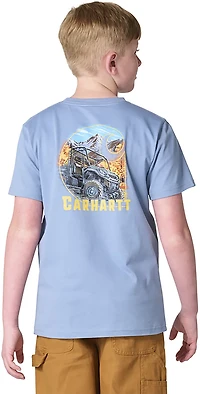 Carhartt Boys’ Short Sleeve Vehicle Pocket T‑Shirt