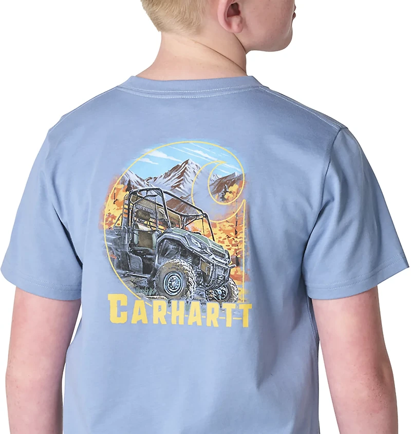 Carhartt Boys’ Short Sleeve Vehicle Pocket T‑Shirt