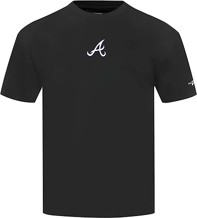 Pro Standard Men's Atlanta Braves Classic Icon Drop Shoulder Short Sleeve T-shirt