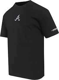 Pro Standard Men's Atlanta Braves Classic Icon Drop Shoulder Short Sleeve T-shirt