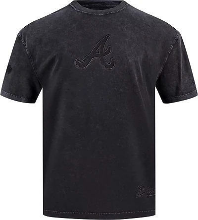 Pro Standard Men's Atlanta Braves Washed Classic Enzyme Wash CJ Drop Shoulder T-shirt