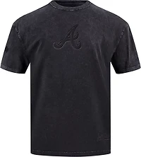Pro Standard Men's Atlanta Braves Washed Classic Enzyme Wash CJ Drop Shoulder T-shirt
