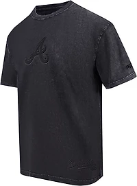 Pro Standard Men's Atlanta Braves Washed Classic Enzyme Wash CJ Drop Shoulder T-shirt