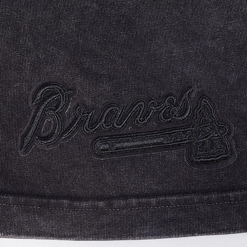 Pro Standard Men's Atlanta Braves Washed Classic Enzyme Wash CJ Drop Shoulder T-shirt