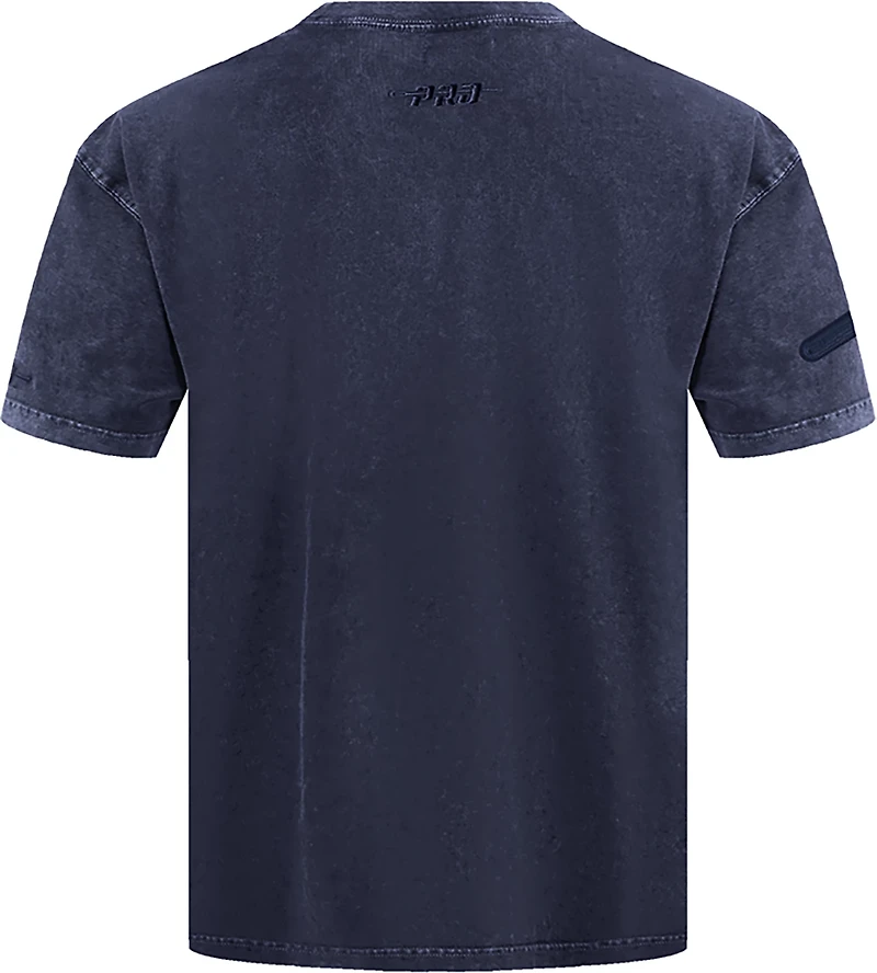 Pro Standard Men's Atlanta Braves Washed Classic Enzyme Wash CJ Drop Shoulder T-shirt