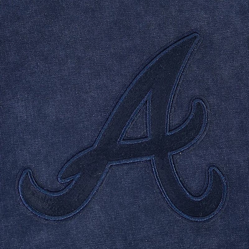 Pro Standard Men's Atlanta Braves Washed Classic Enzyme Wash CJ Drop Shoulder T-shirt