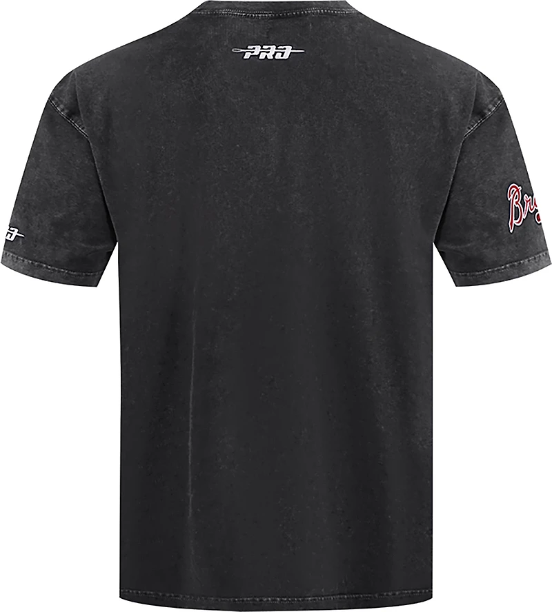 Pro Standard Men's Atlanta Braves Wave and Roses CJ Drop Shoulder Short Sleeve T-shirt