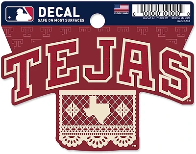 WinCraft Texas Rangers City Connect Clean Cut Decal