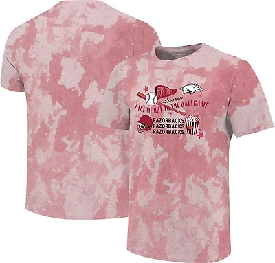 Image One Women's University of Arkansas Take Me Out to the Ballgame T-Shirt