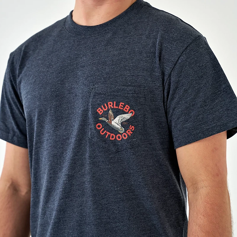 BURLEBO Men's Old School Duck Hunt T-shirt