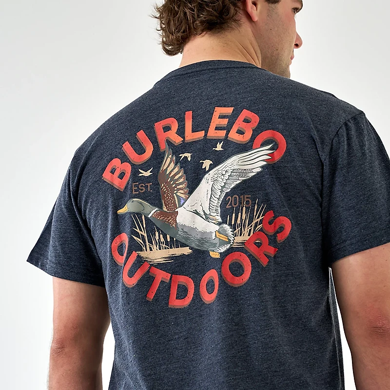BURLEBO Men's Old School Duck Hunt T-shirt